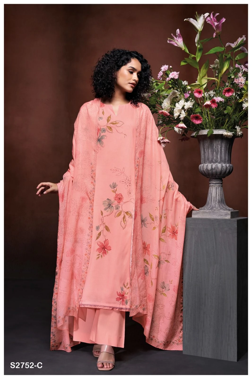 Ganga Vihana 2752 Premium Voil Printed Wholesale Fancy Salwar Suit Catalog — Wholesale Salwar Suits, Ganga wholesale from Surat - Gallery Image 3
